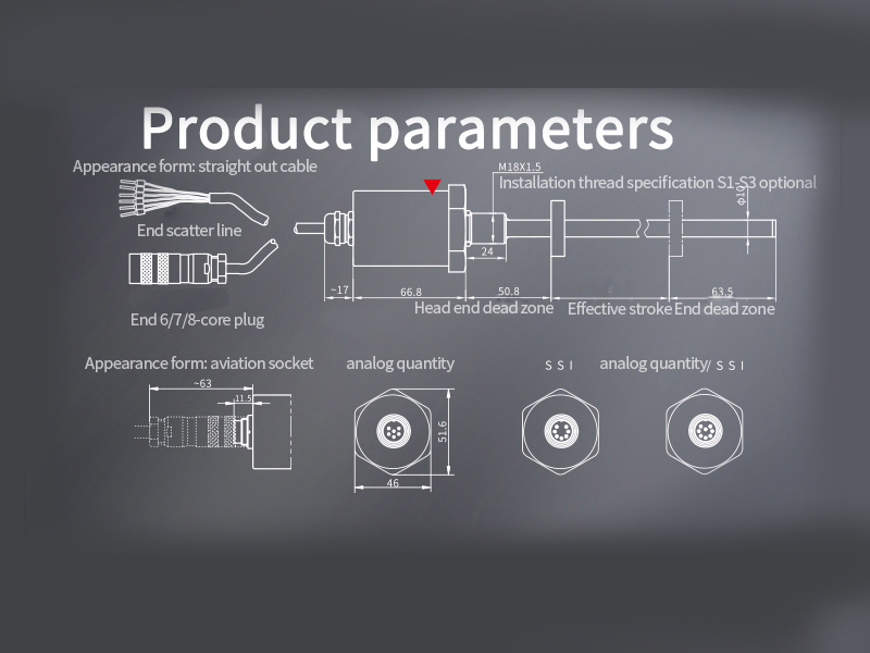EJ Sensor de desplazamiento magnetostric(salida SSI)