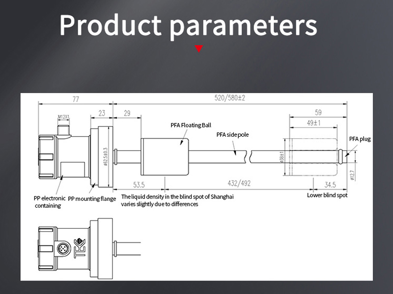Sensor de desplazamiento de salida analógico ESC