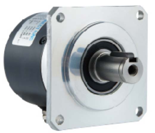 F5815-02 serie 58mm Encoder Incremental de eje sólido con salida de brida con llave