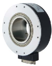 H10045 serie 100mm codificador de paso a través de eje hueco con montaje en anillo de bloqueo